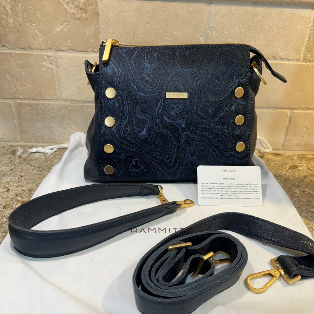Hammit Satin Navy Tides Bryant EUC